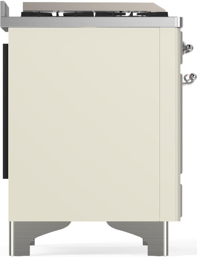 Ilve UM60FNR3AWC Antique White With Chrome Trim, Natural Gas