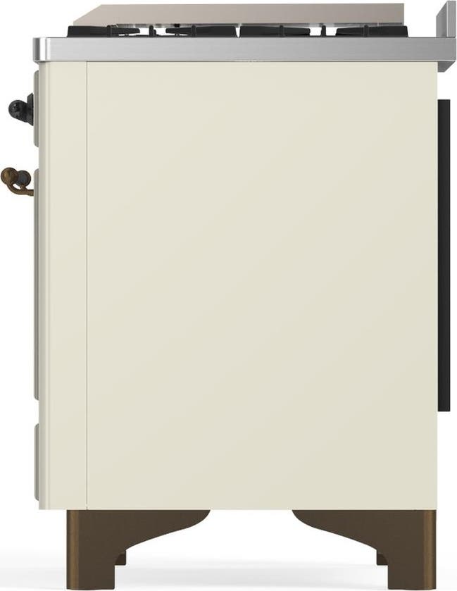 Ilve UM60FNR3AWB Antique White With Burnished Trim, Natural Gas