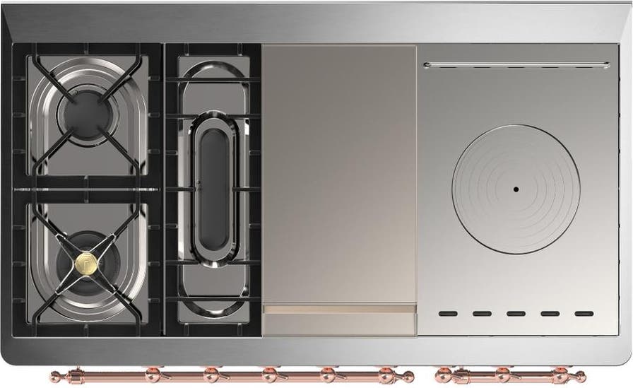 Ilve UM48FSQNR3WHP White With Copper Trim, Natural Gas
