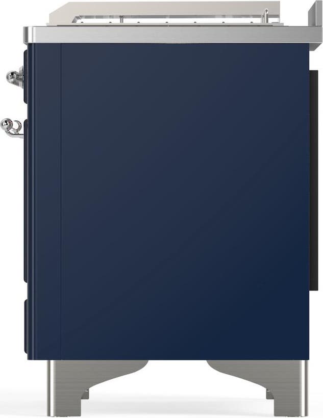Ilve UM48FSQNR3MBC Midnight Blue With Chrome Trim, Natural Gas