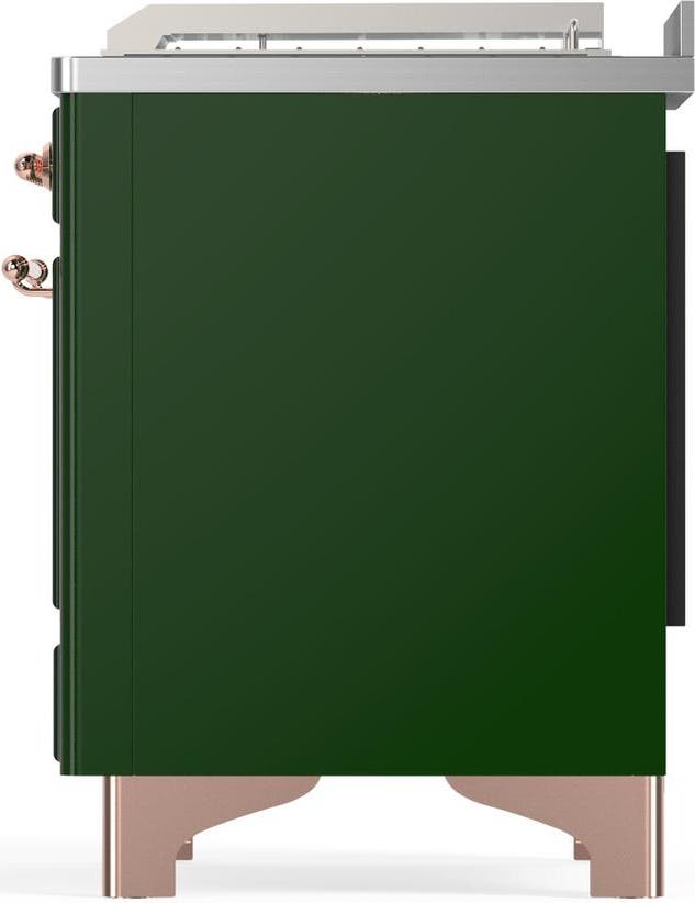 Ilve UM48FSQNR3EGPLP Emerald Green With Copper Trim, Liquid Propane