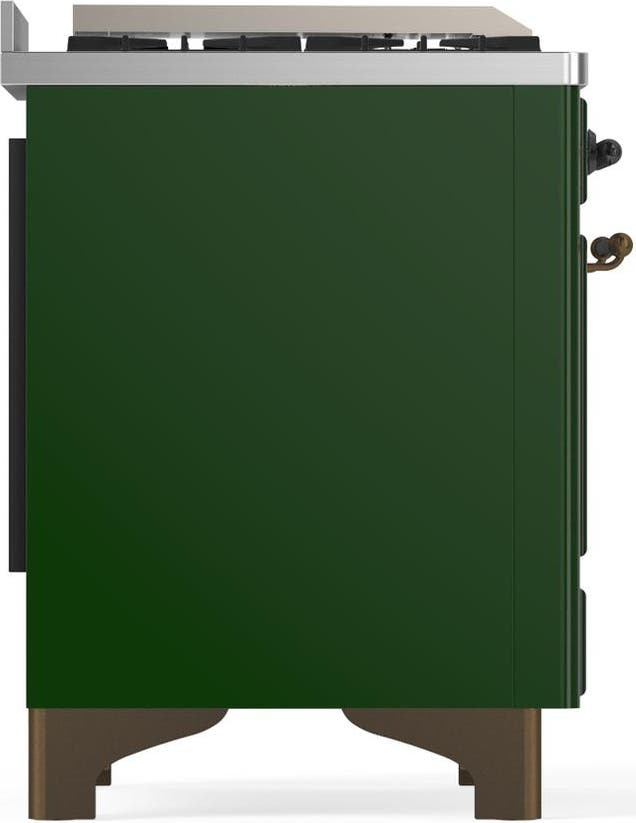 Ilve UM48FSQNR3EGB Emerald Green With Burnished Trim, Natural Gas