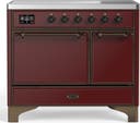 ILVE UMDIB40N Majestic III 40 inch Induction Range with 6 Elements, Booster Function, Bridge Control, Residual Heat Indicator