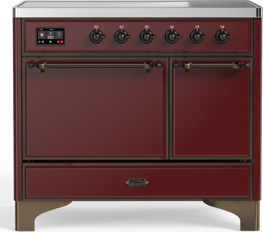 Burgundy With Burnished Trim