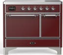 ILVE UMDIB40N Majestic III 40 inch Induction Range with 6 Elements, Booster Function, Bridge Control, Residual Heat Indicator