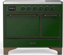 ILVE UMDIB40N Majestic III 40 inch Induction Range with 6 Elements, Booster Function, Bridge Control, Residual Heat Indicator