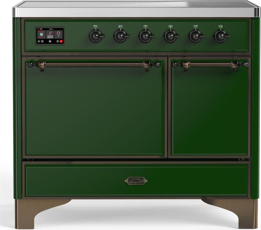 Emerald Green With Burnished Trim