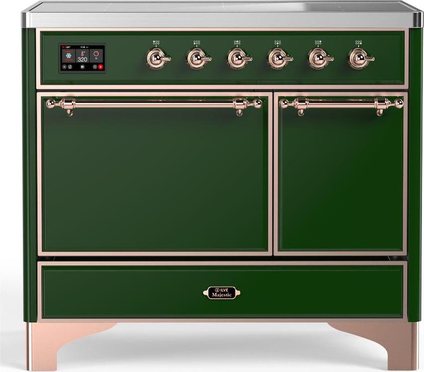 Emerald Green With Copper Trim