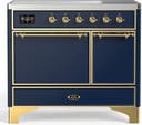 ILVE UMDIB40N Majestic III 40 inch Induction Range with 6 Elements, Booster Function, Bridge Control, Residual Heat Indicator