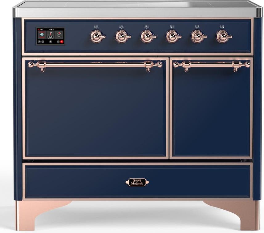 Midnight Blue With Copper Trim