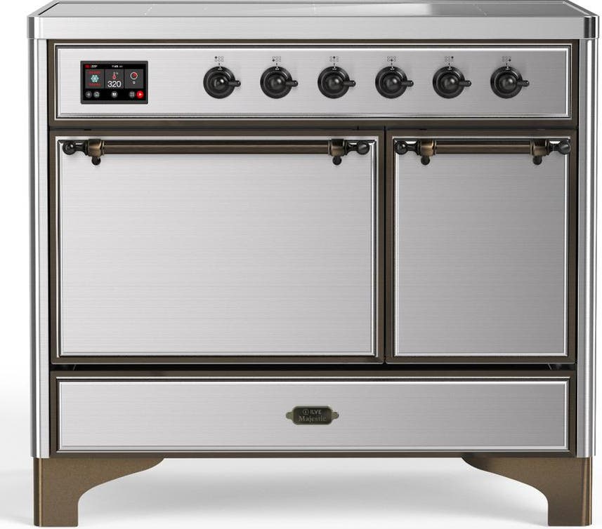 Stainless Steel With Burnished Trim