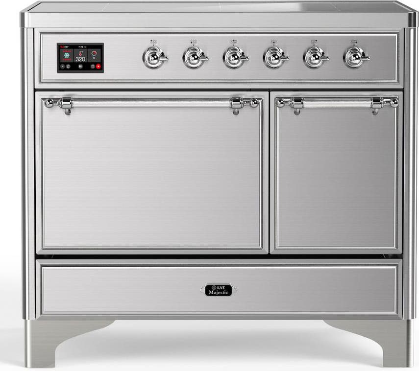 Stainless Steel With Chrome Trim