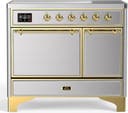 ILVE UMDIB40N Majestic III 40 inch Induction Range with 6 Elements, Booster Function, Bridge Control, Residual Heat Indicator