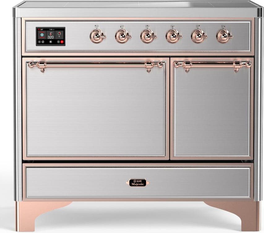 Stainless Steel With Copper Trim