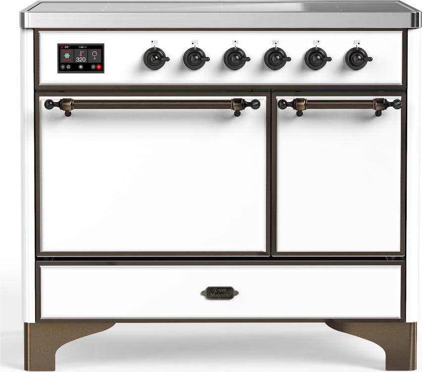 White With Burnished Trim