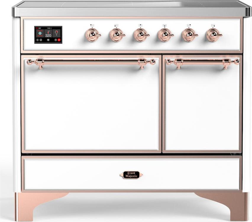 White With Copper Trim