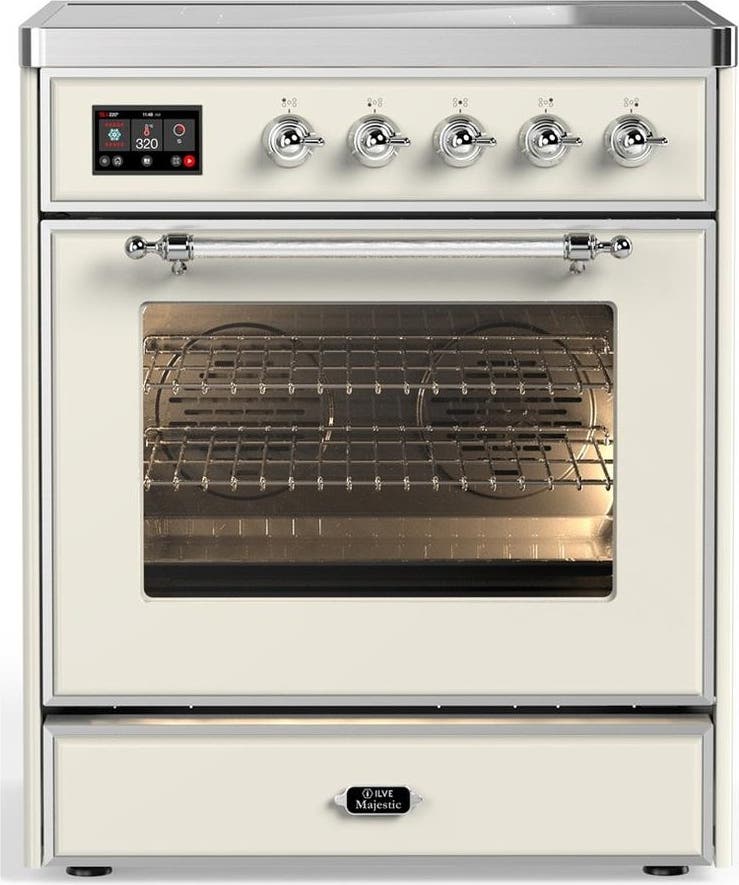 Antique White With Chrome Trim