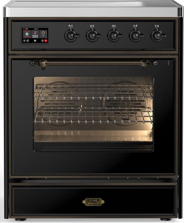Glossy Black With Burnished Trim