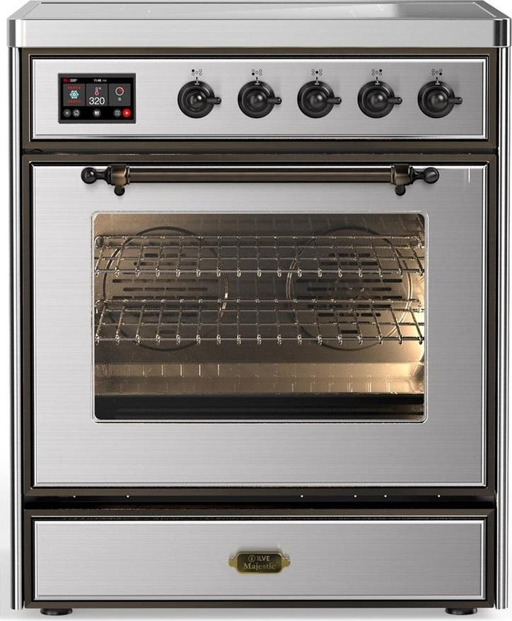 Stainless Steel With Burnished Trim