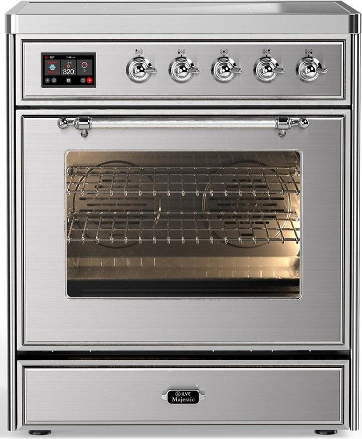 Stainless Steel With Chrome Trim