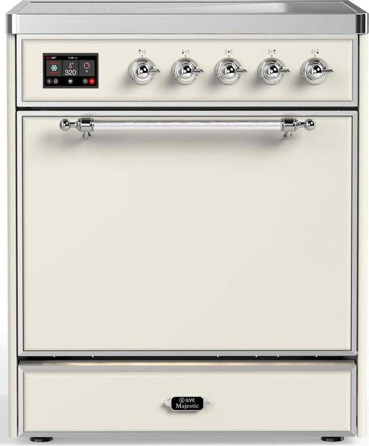 Antique White With Chrome Trim