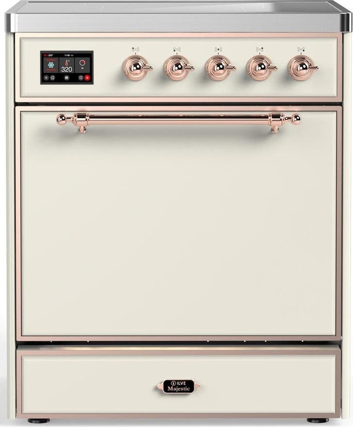 Antique White With Copper Trim