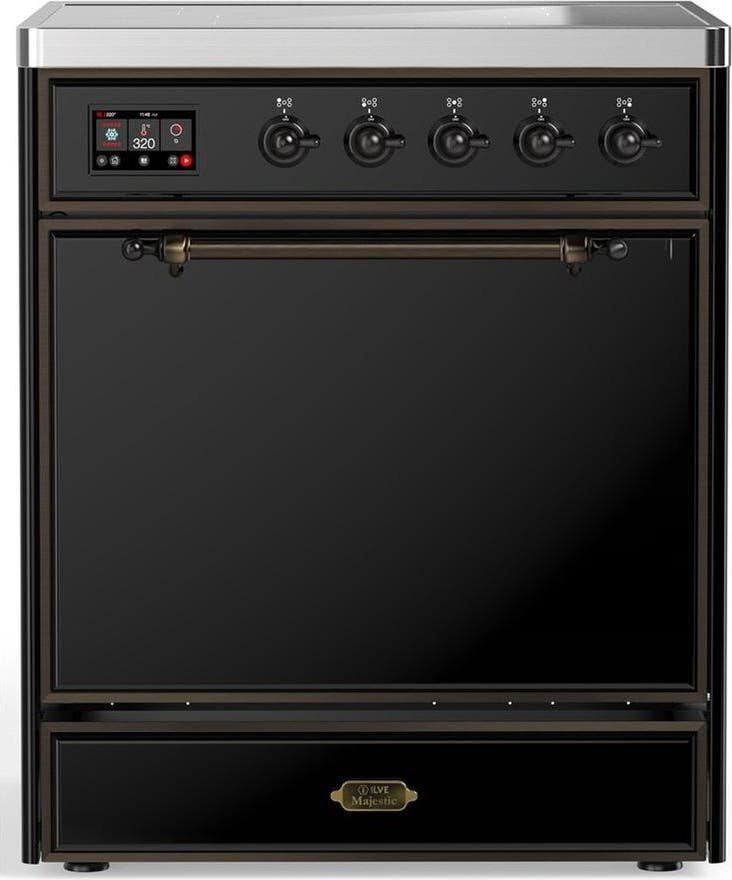 Glossy Black With Burnished Trim