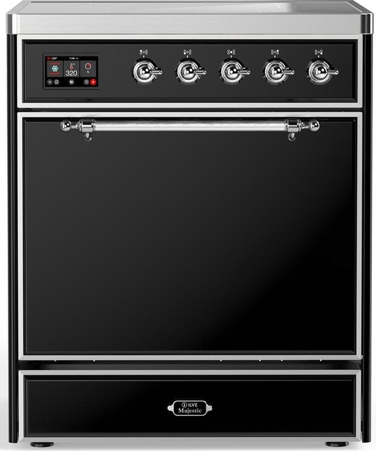 Glossy Black With Chrome Trim