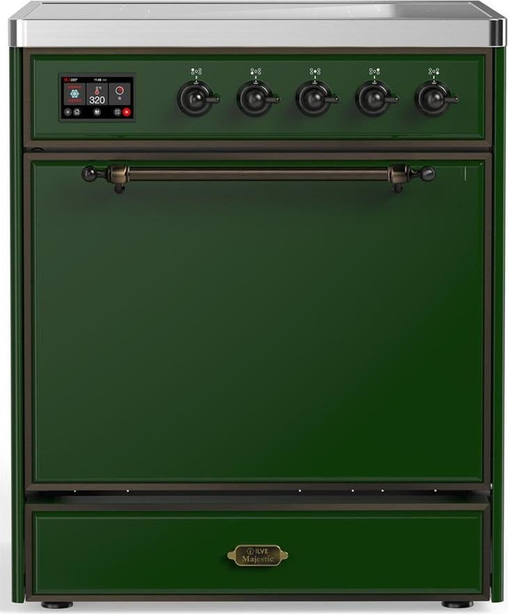 Emerald Green With Burnished Trim
