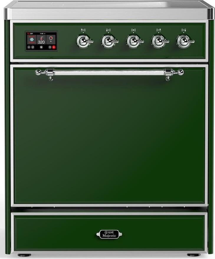 Emerald Green With Chrome Trim