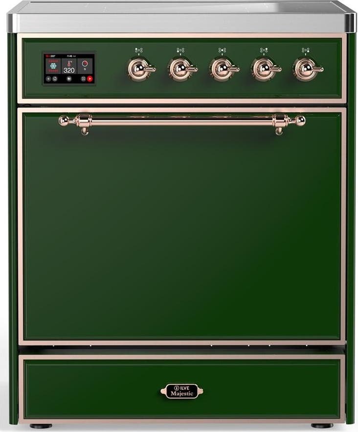 Emerald Green With Copper Trim