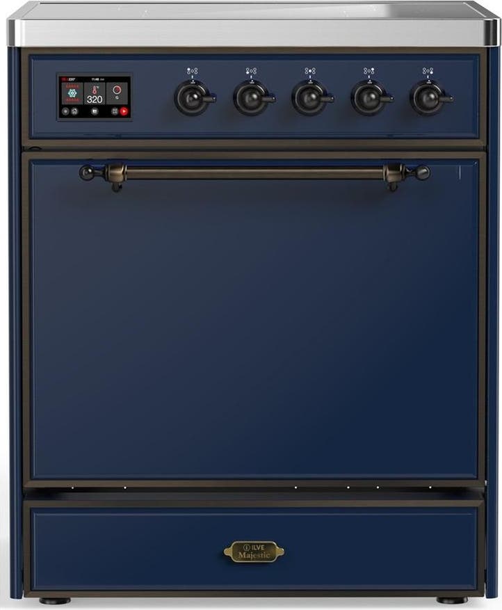Midnight Blue With Burnished Trim