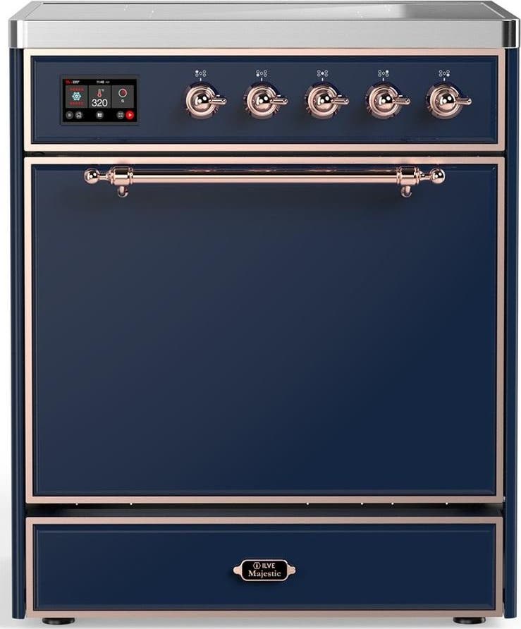 Midnight Blue With Copper Trim