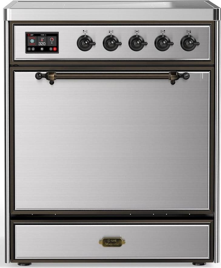Stainless Steel With Burnished Trim