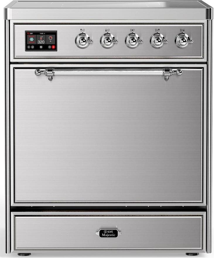 Stainless Steel With Chrome Trim