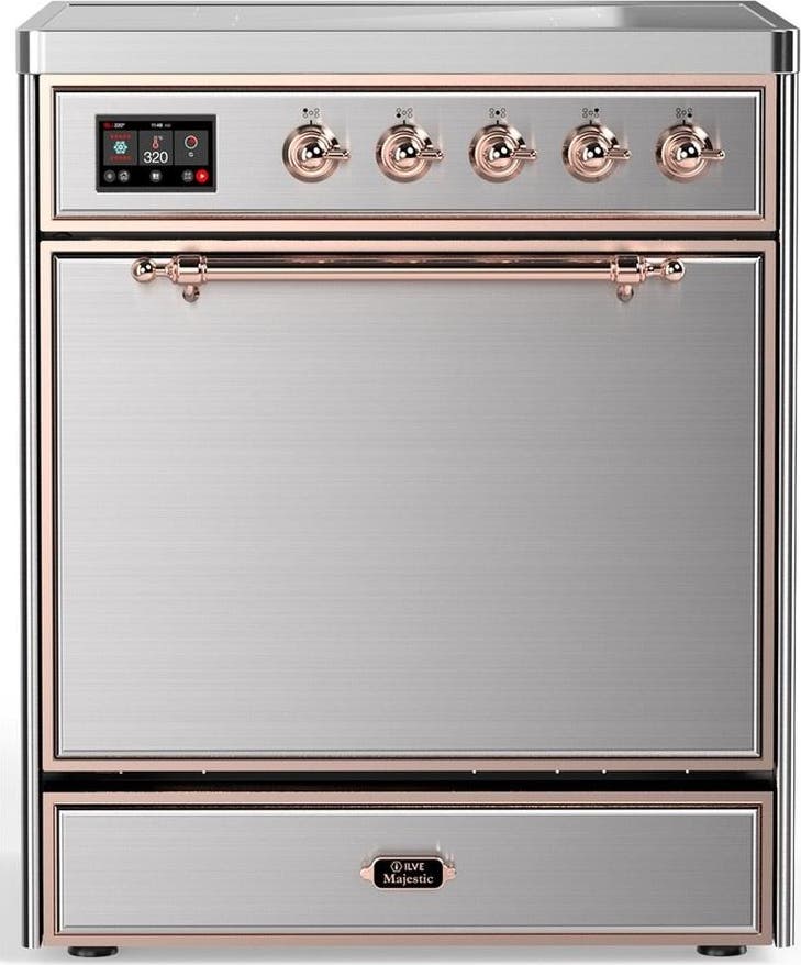 Stainless Steel With Copper Trim