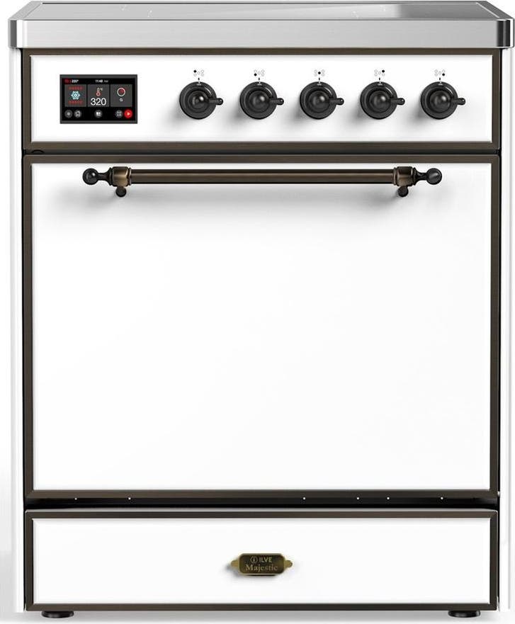 White With Burnished Trim