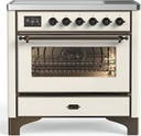 ILVE UMIB36N Majestic III 36 inch Induction Range with 6 Elements, 3.5 cu. ft. Total Oven Capacity