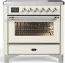 ILVE UMIB36N Majestic III 36 inch Induction Range with 6 Elements, 3.5 cu. ft. Total Oven Capacity