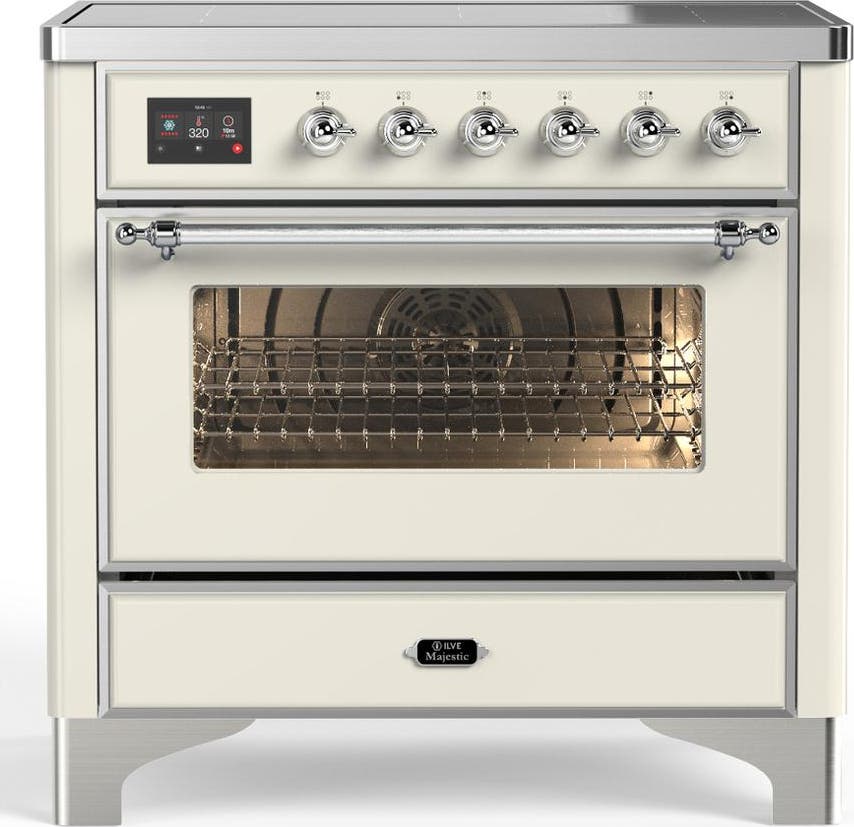 Antique White With Chrome Trim