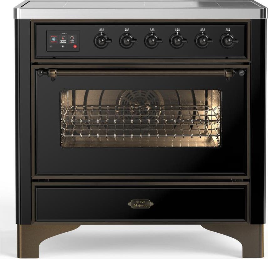 Glossy Black With Burnished Trim