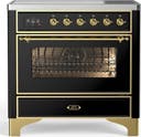 ILVE UMIB36N Majestic III 36 inch Induction Range with 6 Elements, 3.5 cu. ft. Total Oven Capacity