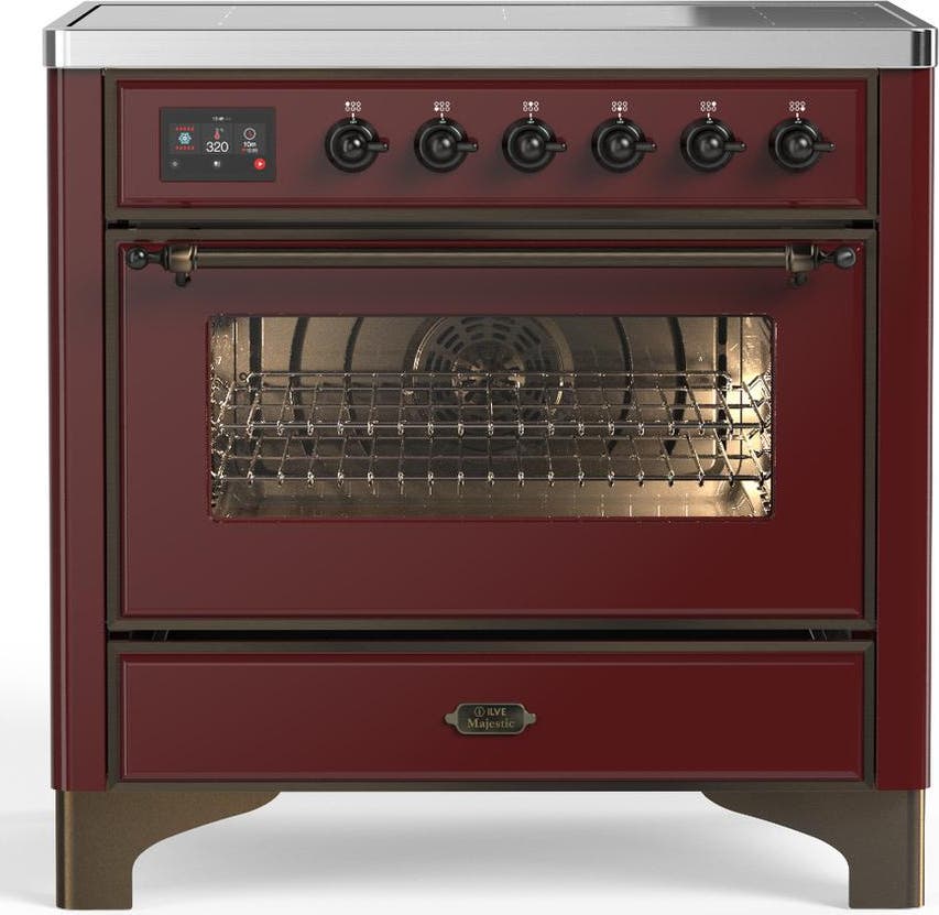 Burgundy With Burnished Trim