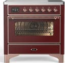 ILVE UMIB36N Majestic III 36 inch Induction Range with 6 Elements, 3.5 cu. ft. Total Oven Capacity