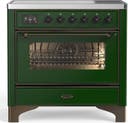 ILVE UMIB36N Majestic III 36 inch Induction Range with 6 Elements, 3.5 cu. ft. Total Oven Capacity