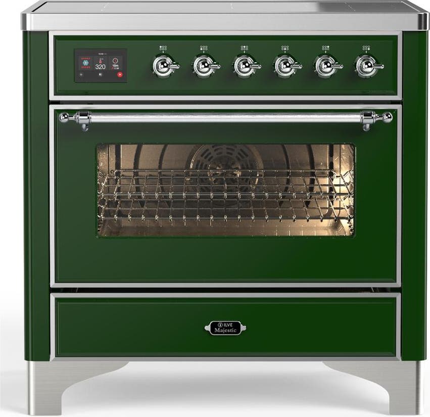 Emerald Green With Chrome Trim