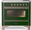 ILVE UMIB36N Majestic III 36 inch Induction Range with 6 Elements, 3.5 cu. ft. Total Oven Capacity