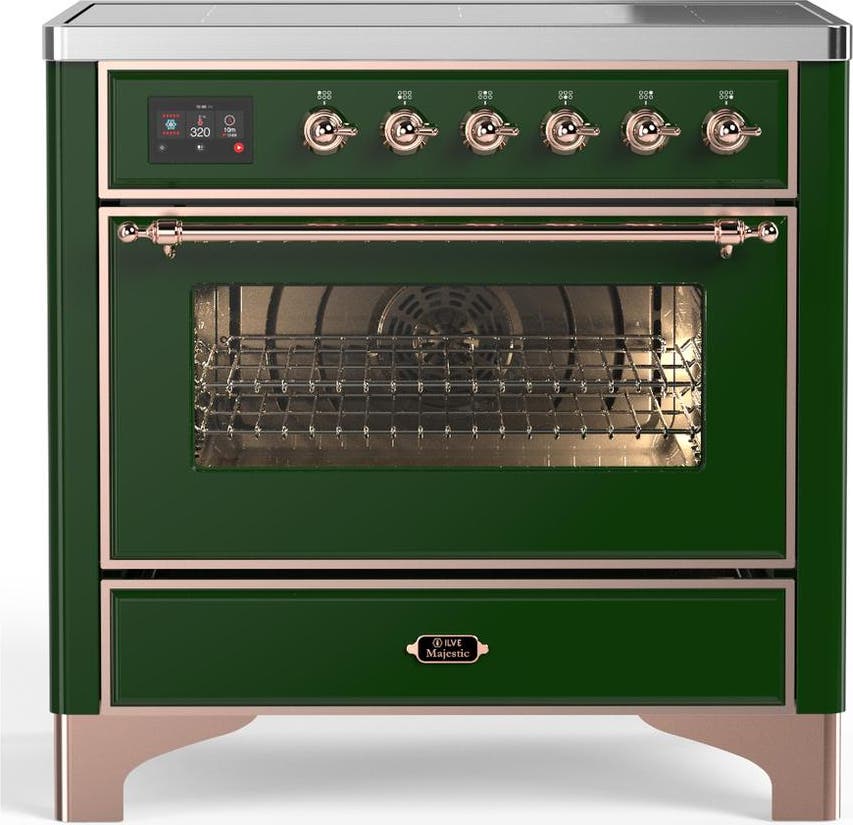 Emerald Green With Copper Trim