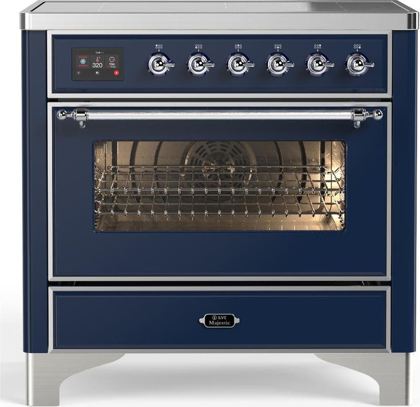 Midnight Blue With Chrome Trim