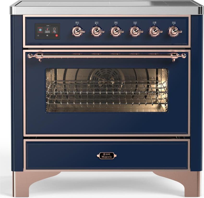 Midnight Blue With Copper Trim